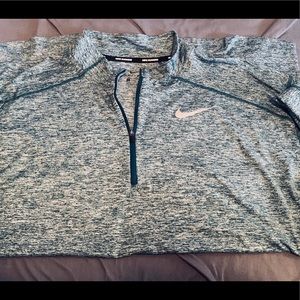 Women’s Dark Green and White Long sleeve Shirt